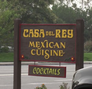 Casa del Ray Mexican Cuisine Wooden Sign