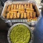 Beef Taquitos with guacamole